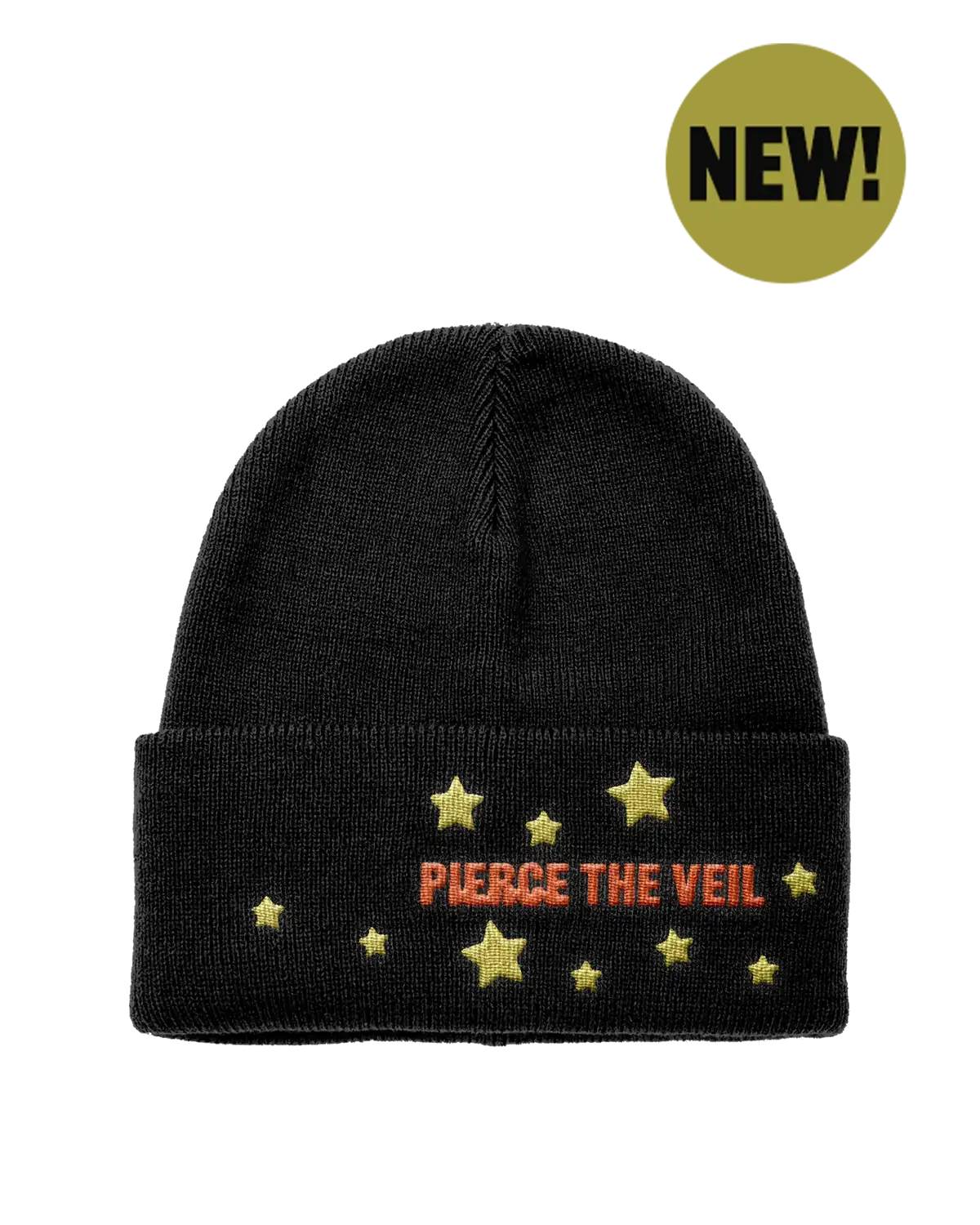 BLACK STARS BEANIE
